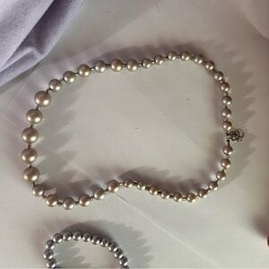 Classic Sterling silver Pearl Necklace